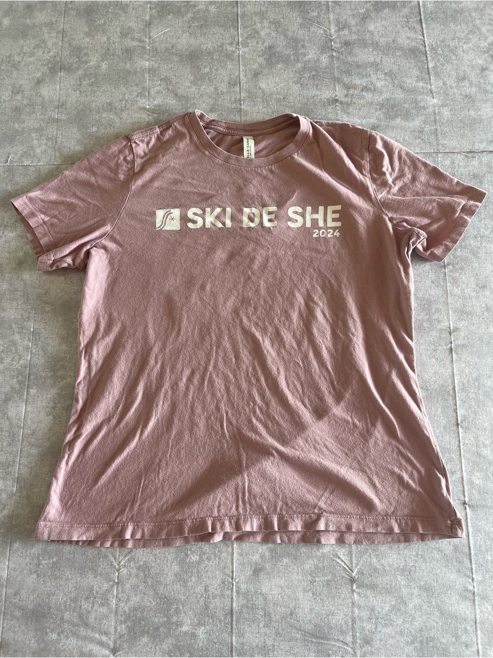 Bella Canvas Ski De She 2024 Short Sleeve Tee - Dusty Rose
